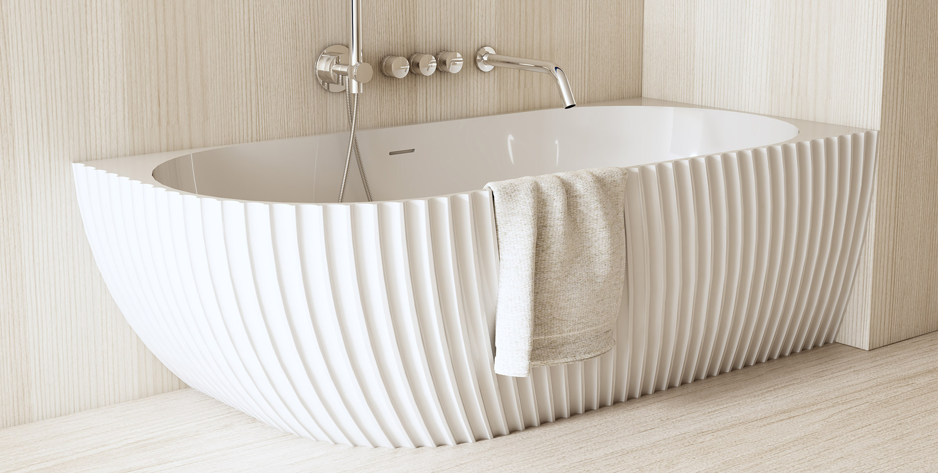 If you want to take a comfortable bath in the bathtub, you have to choose the bathtub like this.